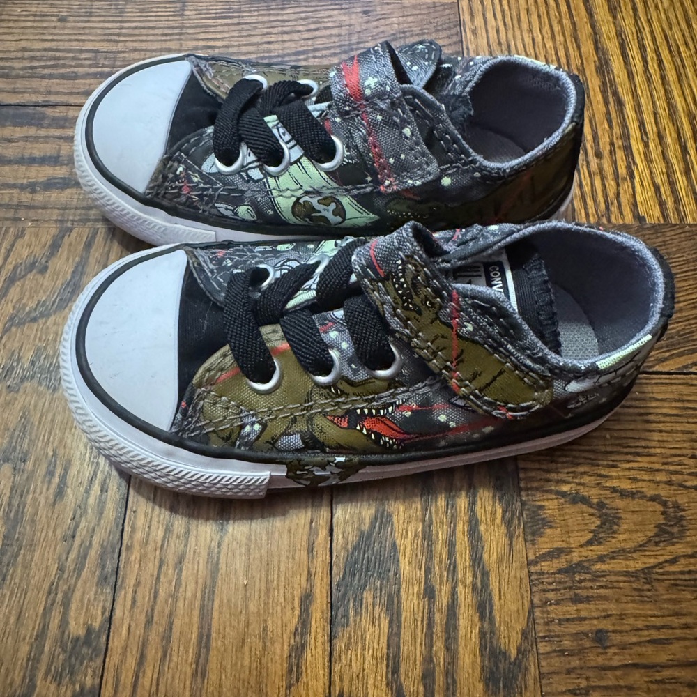 Kids Dinosaur Print Sneakers